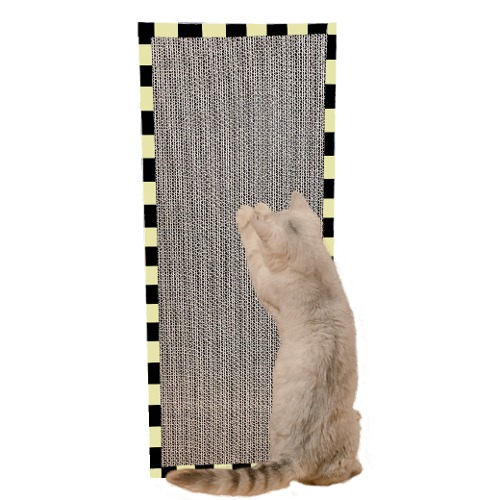 [로위드]고양이 체커보드 스크래쳐 평판60cm(대형)(인터넷7000원미만 판매금지)