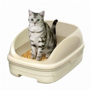 냥토모 고양이 펠렛 화장실 (아이보리)