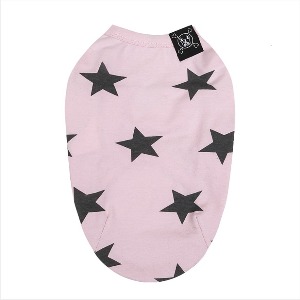 [퍼피엔젤]TS504 별 민소매 티셔츠(#502 핑크)XL
