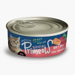 프리미요 그레이비 소스 고양이캔 참치+연어 (1박스/85gx24개입)