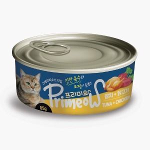 프리미요 그레이비 소스 고양이캔 참치+닭고기 (1박스/85gx24개입)