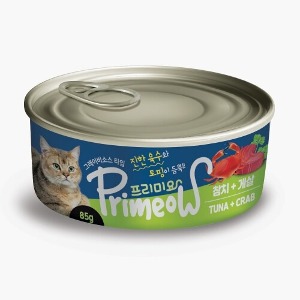 프리미요 그레이비 소스 고양이캔 참치+게살 (1박스/85gx24개입)