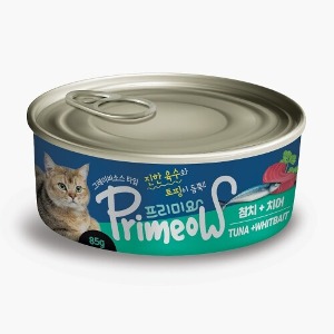 프리미요 그레이비 소스 고양이캔 참치+치어 (1박스/85gx24개입)