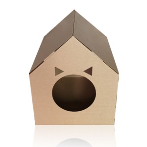 네이처펫 종이로 만든 고양이 하우스 숨숨집 사각형