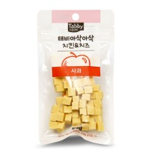 테비 아삭아삭 치킨&amp;치즈(80g/사과)(유통기한22년11월7일까지)