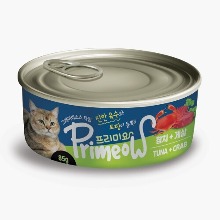 프리미요 그레이비 소스 고양이캔 참치+게살 (1박스/85gx24개입)