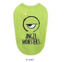 퍼피엔젤 Angel Monsters 민소매 티셔츠 TS585 (그린)XS