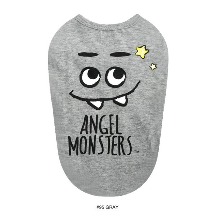 퍼피엔젤 Angel Monsters 민소매 티셔츠 TS585 (그레이)XS