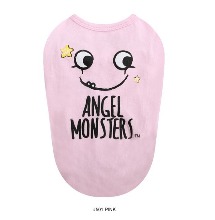 퍼피엔젤 Angel Monsters 민소매 티셔츠 TS585 (핑크)XS