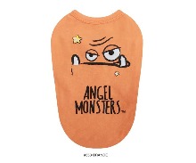 퍼피엔젤 Angel Monsters 민소매 티셔츠 TS585 (오렌지)XS