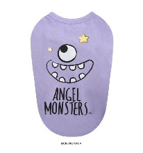 퍼피엔젤 Angel Monsters 민소매 티셔츠 TS585 (퍼플)XS