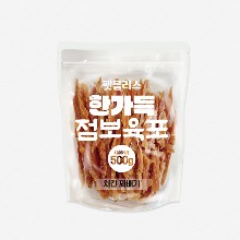 펫블리스 한가득 점보육포 실속포장(500g/치킨꽈배기)-인터넷판매금지
