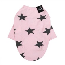 [퍼피엔젤]TS292  Star Long SleeveT-shirts (#502 핑크)