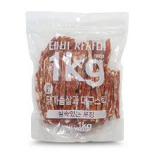 [Tabby]테비사사미 실속포장(1kg/닭가슴살과대구스틱) (품절)